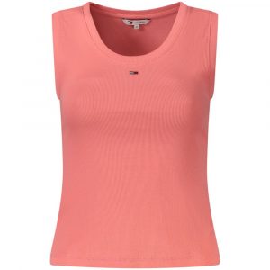 Tommy Hilfiger Damen-Tanktop aus rosafarbenem Baumwoll-Jersey