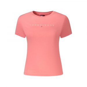 Tommy Hilfiger Pink Cotton Women's T-Shirt