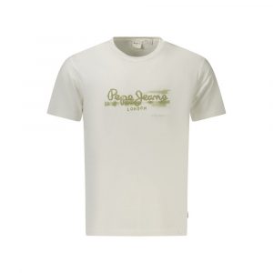 Pepe Jeans Bianco Baumwoll-T-Shirt für Herren
