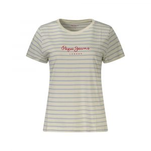 Pepe Jeans Bianco Baumwoll-T-Shirt für Damen