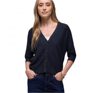 Street One Blauer Cardigan aus Viskose