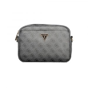 Guess Jeans Handtasche aus schwarzem Polyurethan für Damen