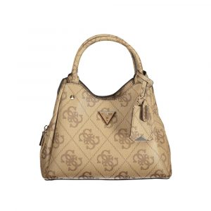 Guess Jeans Beige Poliuretano Damen Handtasche