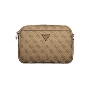 Guess Jeans Damen-Handtasche aus beigem Polyurethan