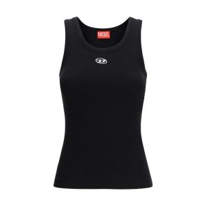 Diesel Schwarze Baumwoll-Tanktops
