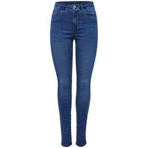 Only Hellblaue Skinny Jeans aus Baumwolle