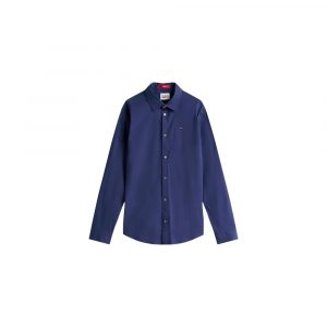 Tommy Hilfiger Jeans Blaues Baumwollhemd