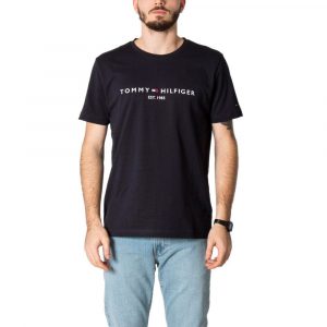 Tommy Hilfiger Blaues Baumwoll-T-Shirt