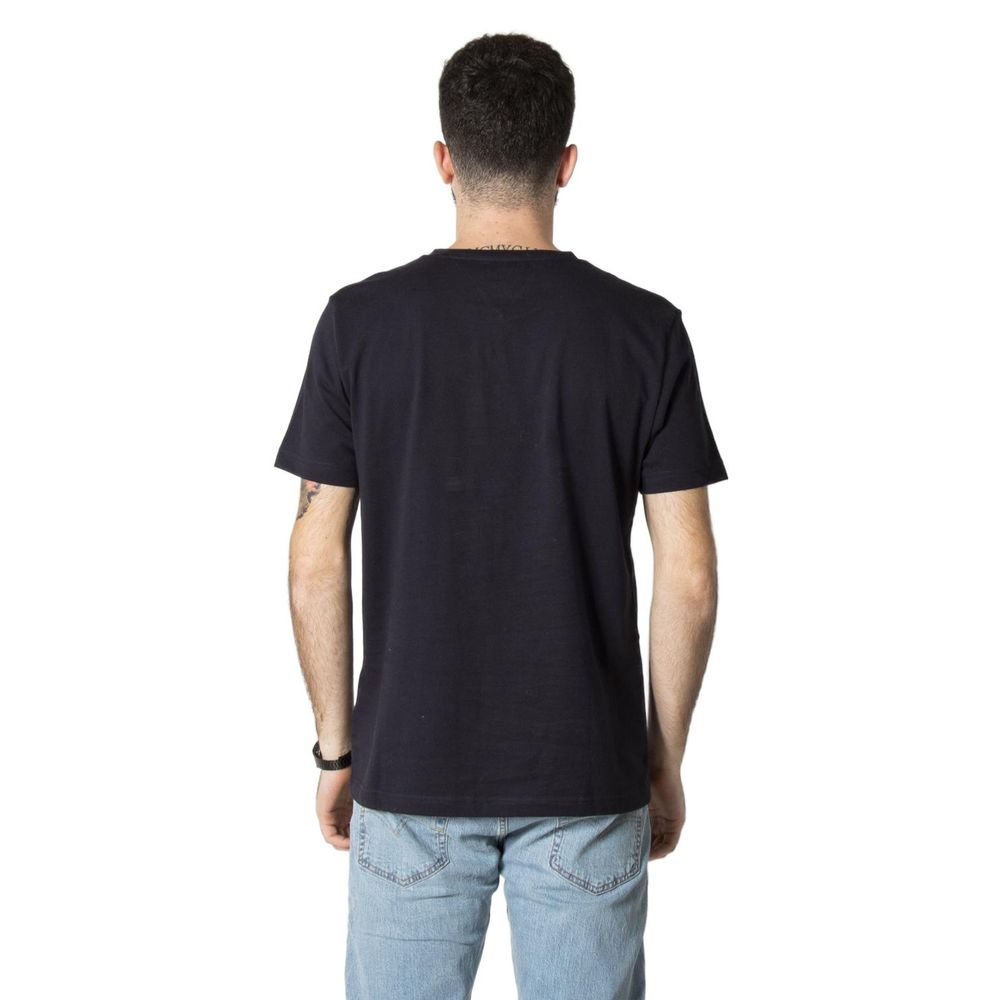 Tommy Hilfiger Blaues Baumwoll-T-Shirt – Bild 2
