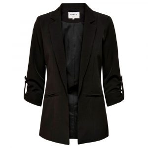 Only Schwarzer Blazer aus Polyester