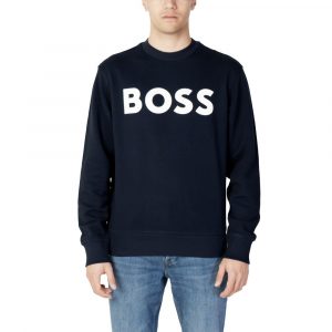Hugo Boss Blauer Baumwoll-Sweatshirt