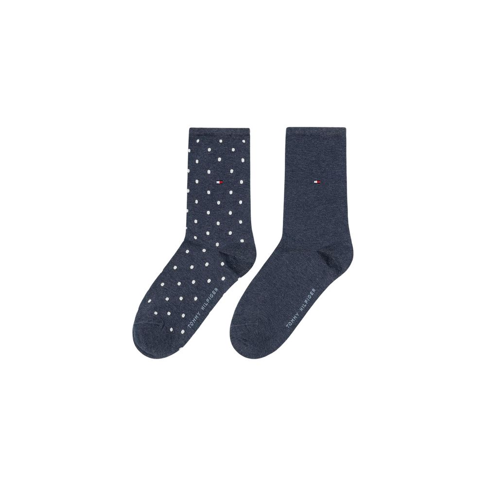 Tommy Hilfiger Blaue Baumwollsocken – Bild 2
