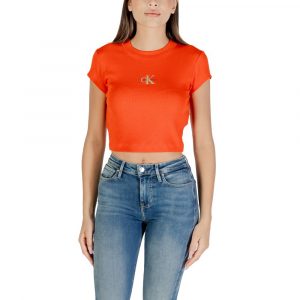 Calvin Klein Jeans Mehrfarbiges Baumwoll-T-Shirt