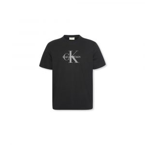Calvin Klein Jeans Schwarzes Baumwoll-T-Shirt