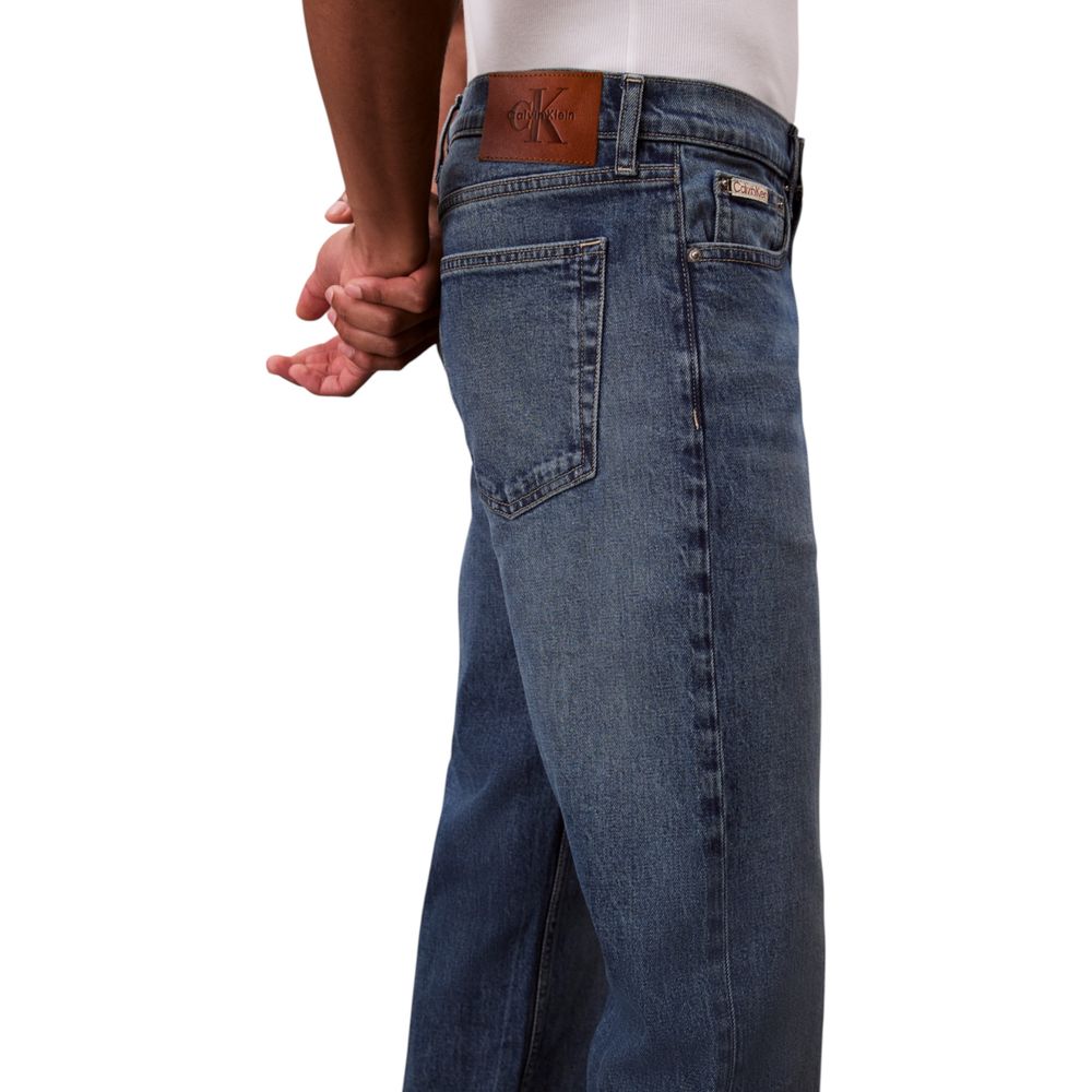 Calvin Klein Jeans Blaue Jeans aus Baumwolle im Relaxed Fit – Bild 5