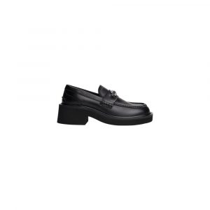 Tommy Hilfiger Jeans Schwarze Leder Pumps mit hohem Absatz