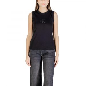 Calvin Klein Jeans Schwarzes Baumwoll-T-Shirt