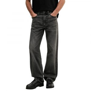 Calvin Klein Jeans Schwarze Baumwolljeans im Relaxed Fit
