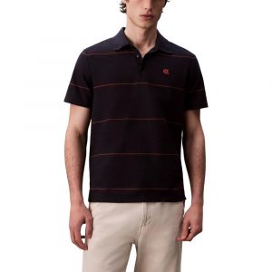 Calvin Klein Jeans Blaues Baumwoll-Poloshirt
