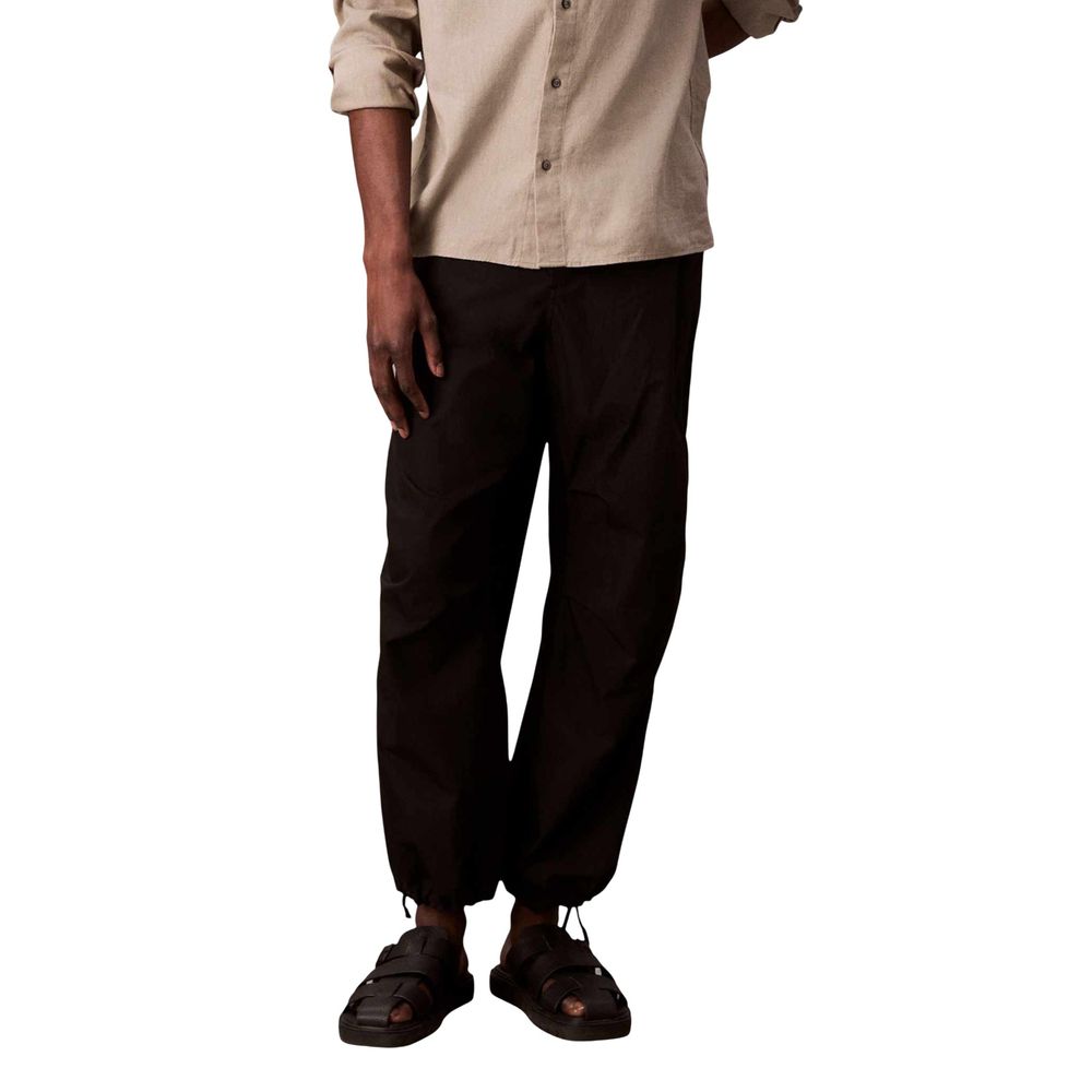 Calvin Klein Jeans Schwarze Baumwoll-Jogginghose (Trainingshose)