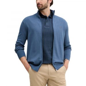 Tommy Hilfiger Blauer Baumwollcardigan