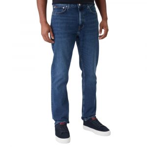 Tommy Hilfiger Blaue Jeans aus recycelter Baumwolle im Relaxed Fit