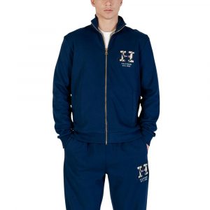 Tommy Hilfiger Blauer Sweatshirt aus recycelter Baumwolle