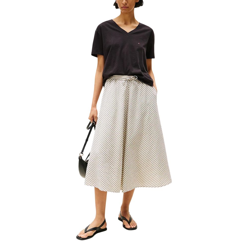 Tommy Hilfiger Schwarzes Bio-Baumwoll-T-Shirt – Bild 4