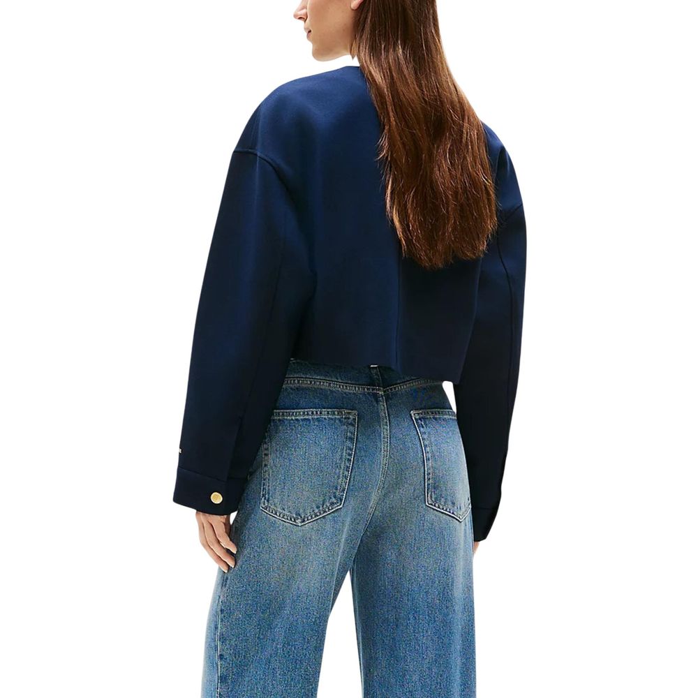 Tommy Hilfiger Blauer Viskose-Blazer – Bild 2