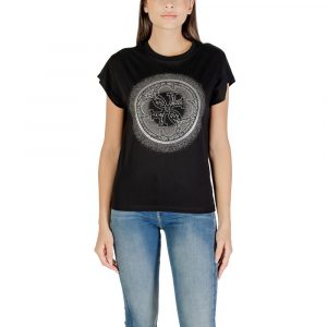 Guess Schwarzes Baumwoll-T-Shirt