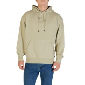 Hugo Boss Grüner Baumwoll-Kapuzenpullover