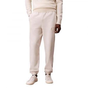 Calvin Klein Jeans Beige Baumwoll-Jogginghose (Sporthose)