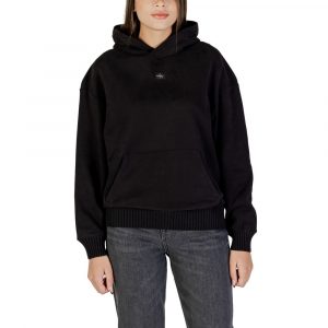 Calvin Klein Jeans Schwarzer Baumwoll-Hoodie