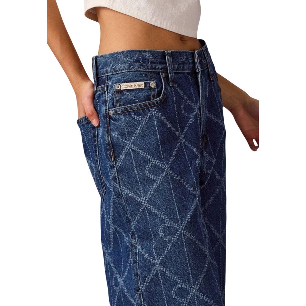 Calvin Klein Jeans Blaue Boyfriend Jeans aus Baumwolle – Bild 4