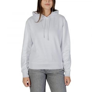 Calvin Klein Jeans Weißer Baumwoll-Hoodie