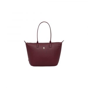 Tommy Hilfiger Handtasche aus recyceltem Polyester in Bordeaux