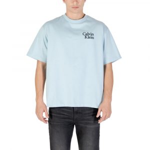 Calvin Klein Jeans Blaues Baumwoll-T-Shirt