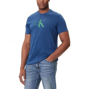 Calvin Klein Jeans Blaues Baumwoll-T-Shirt