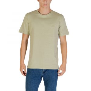 Hugo Boss Grünes Baumwoll-T-Shirt