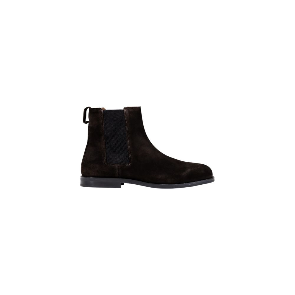 Calvin Klein Braune Chelsea Boots aus Wildleder