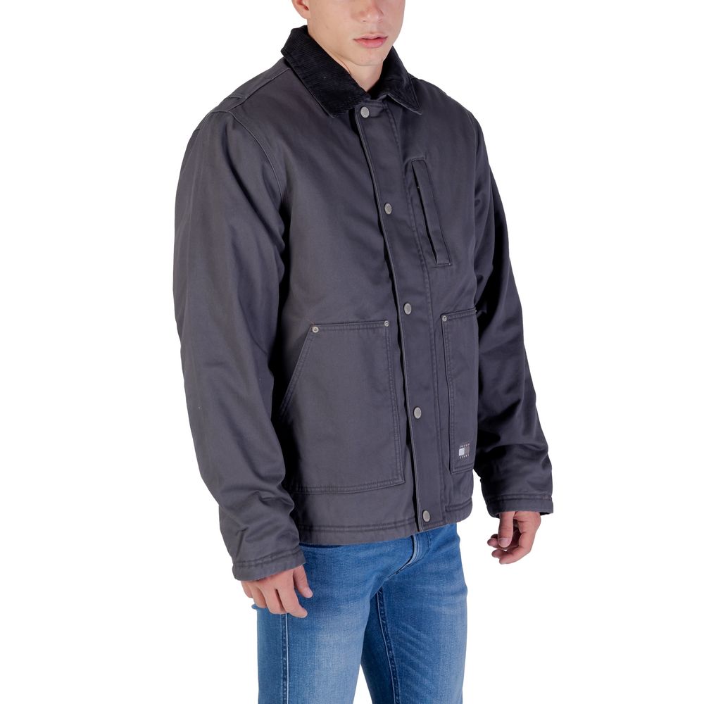 Tommy Hilfiger Jeans Graue Jeansjacke aus recycelter Baumwolle – Bild 3