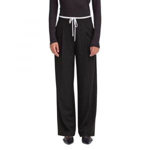 ICHI Schwarze Hose aus Polyester