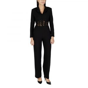 Morgan De Toi Schwarzer Polyester-Jumpsuit