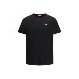 Diesel Schwarzes Baumwoll-T-Shirt