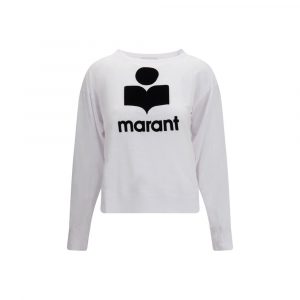 Marant Etoile Weißes Leinen-Sweatshirt