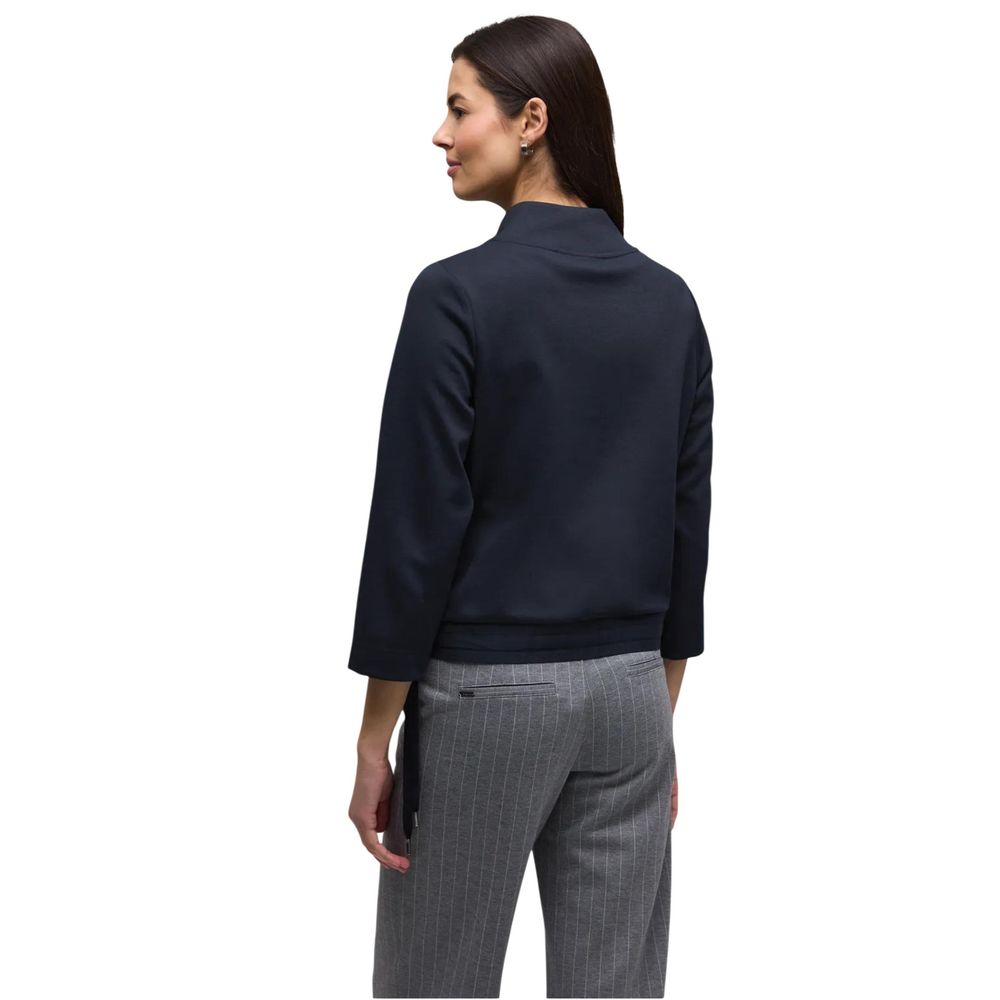 Street One Blauer Polyester-Sweatshirt – Bild 4