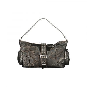 Desigual Damenhandtasche aus Polyurethan in Marrone