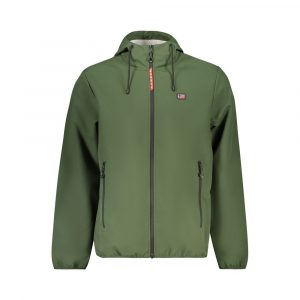 Norway 1963 Verde Polyester Herrenjacke