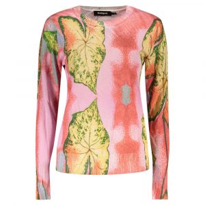 Desigual Rosa Viscosa Damen Pullover