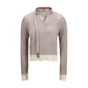 Diesel Grauer Baumwoll-Sweatshirt